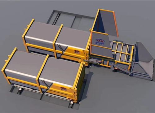 分体式垃圾压缩设备