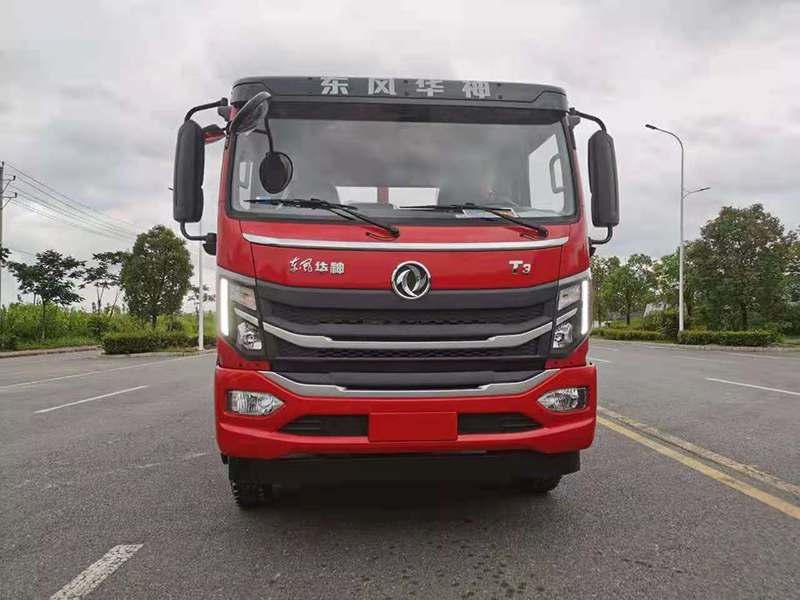 国六东风华神T3单桥平板运输车